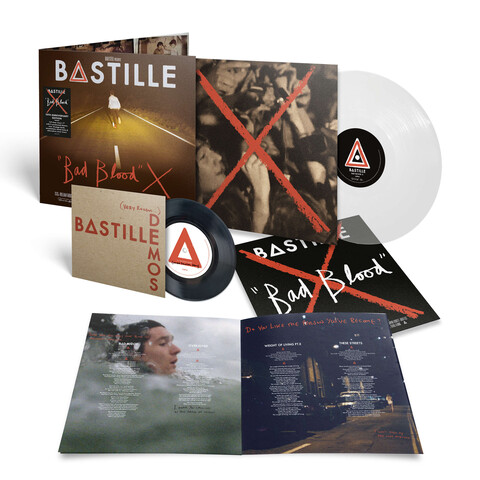 Bad Blood X von Bastille - Crystal Clear LP + Black 7" jetzt im Bastille Store